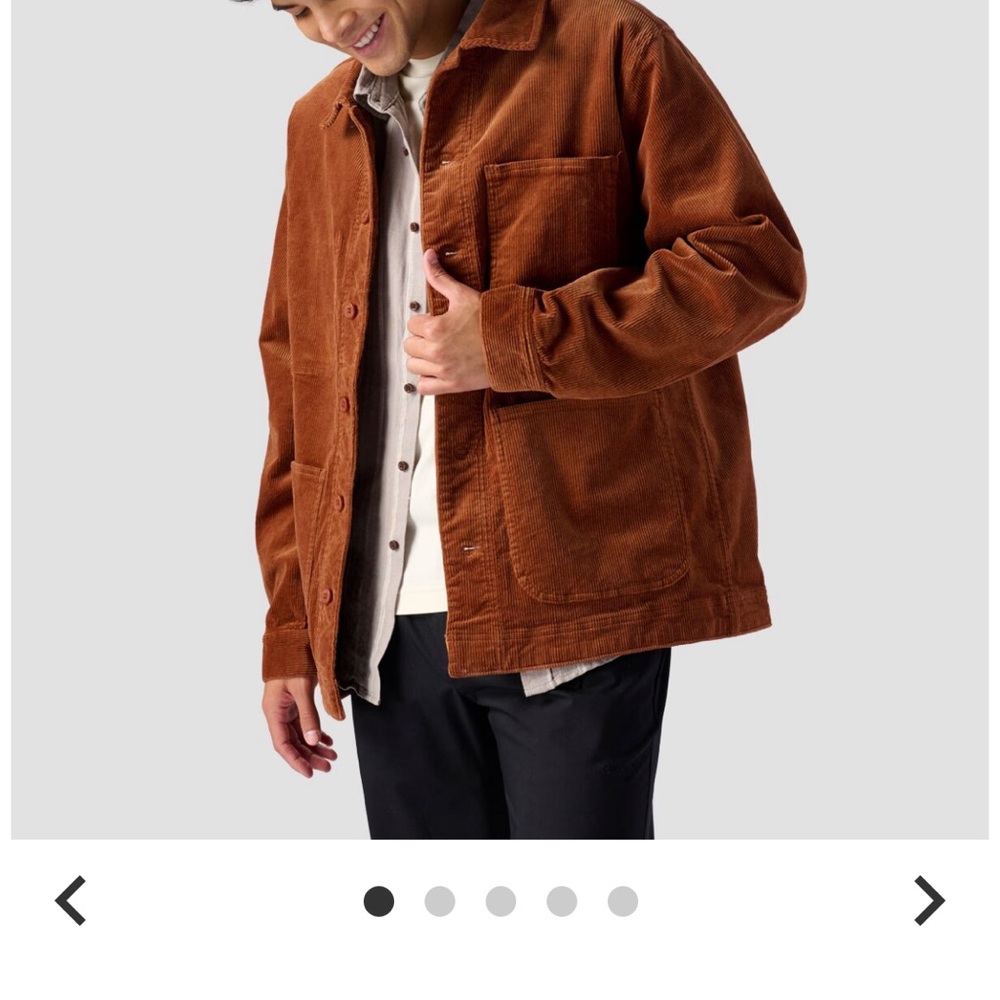 Rust Orange Corduroy Jacket
